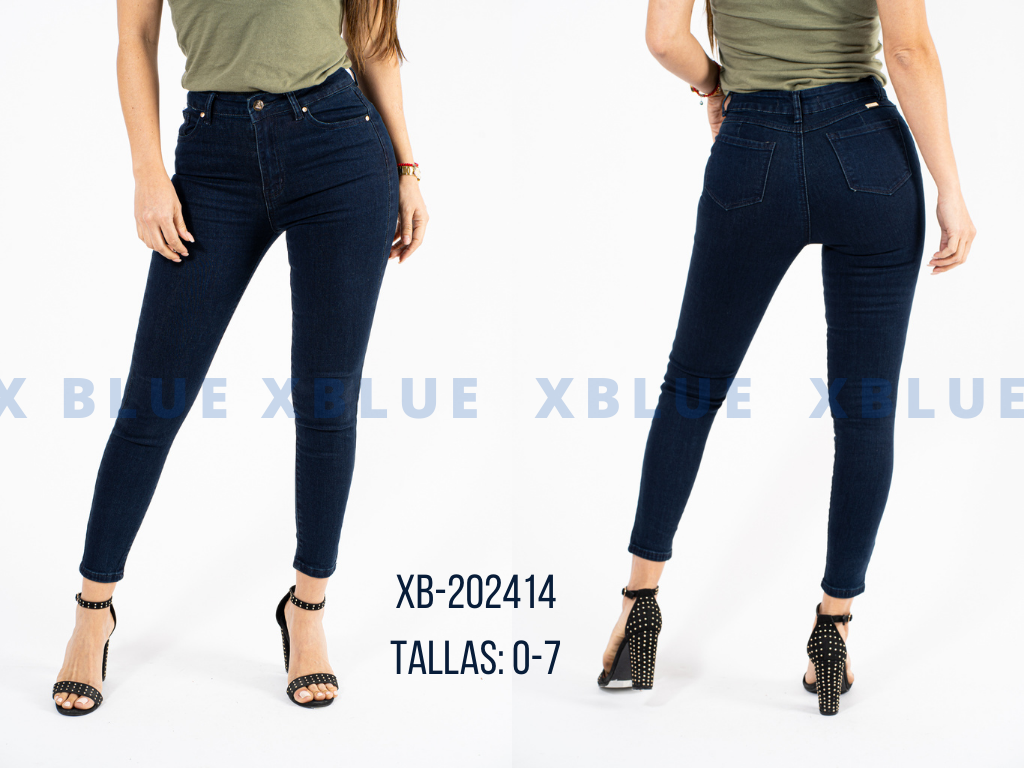 [XB-202414] XB-202414 PANTALON DAMA X BLUE S/CINCHO E/T TALLA 0/7